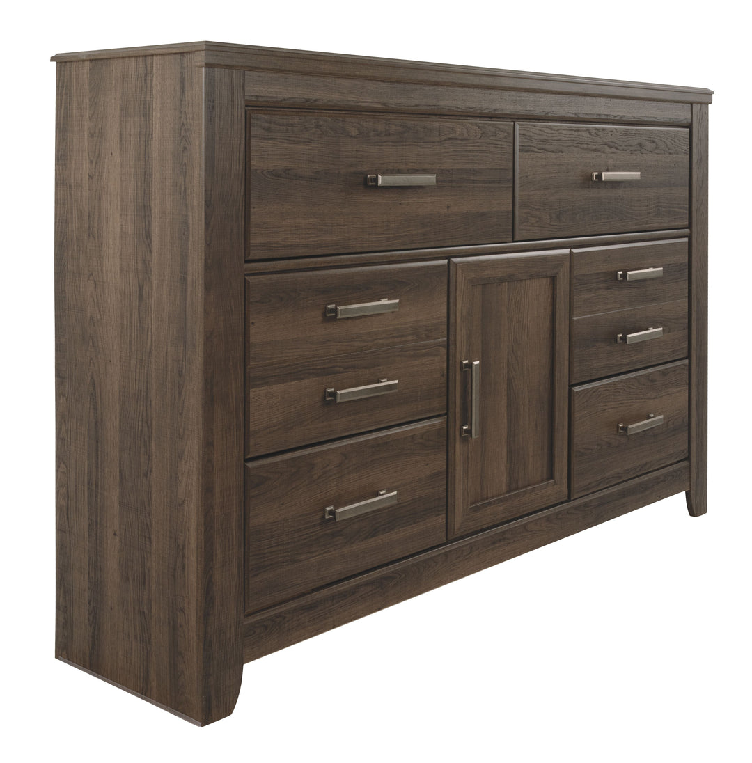 Juararo - Six Drawer Dresser - Dark Brown