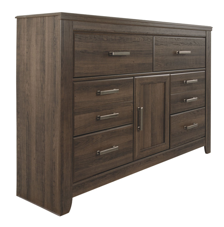 Juararo - Six Drawer Dresser - Dark Brown