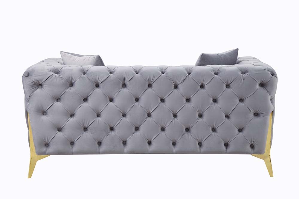 jelanea-loveseat-with-2-pillows-gray-velvet-gold