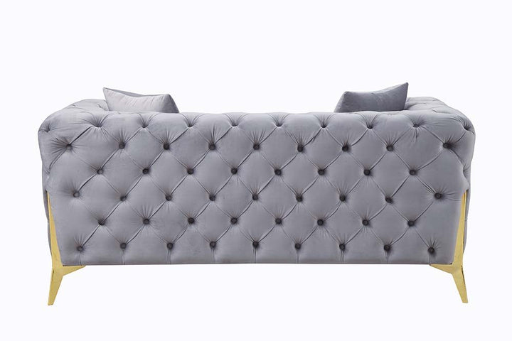 jelanea-loveseat-with-2-pillows-gray-velvet-gold