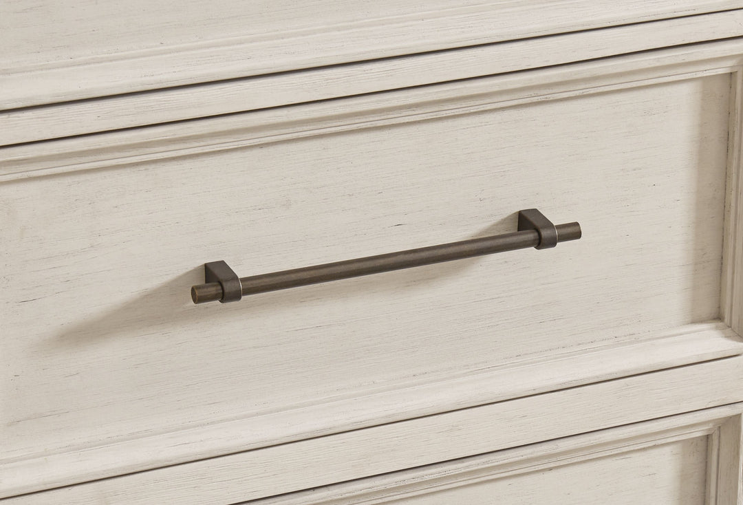 Shaybrock - Dresser And Mirror - Antique White / Brown