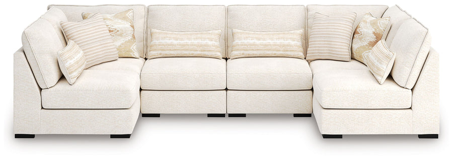 Donelson Creek - 6-Piece Sectional - Vanilla by Ashley Furniture product image
