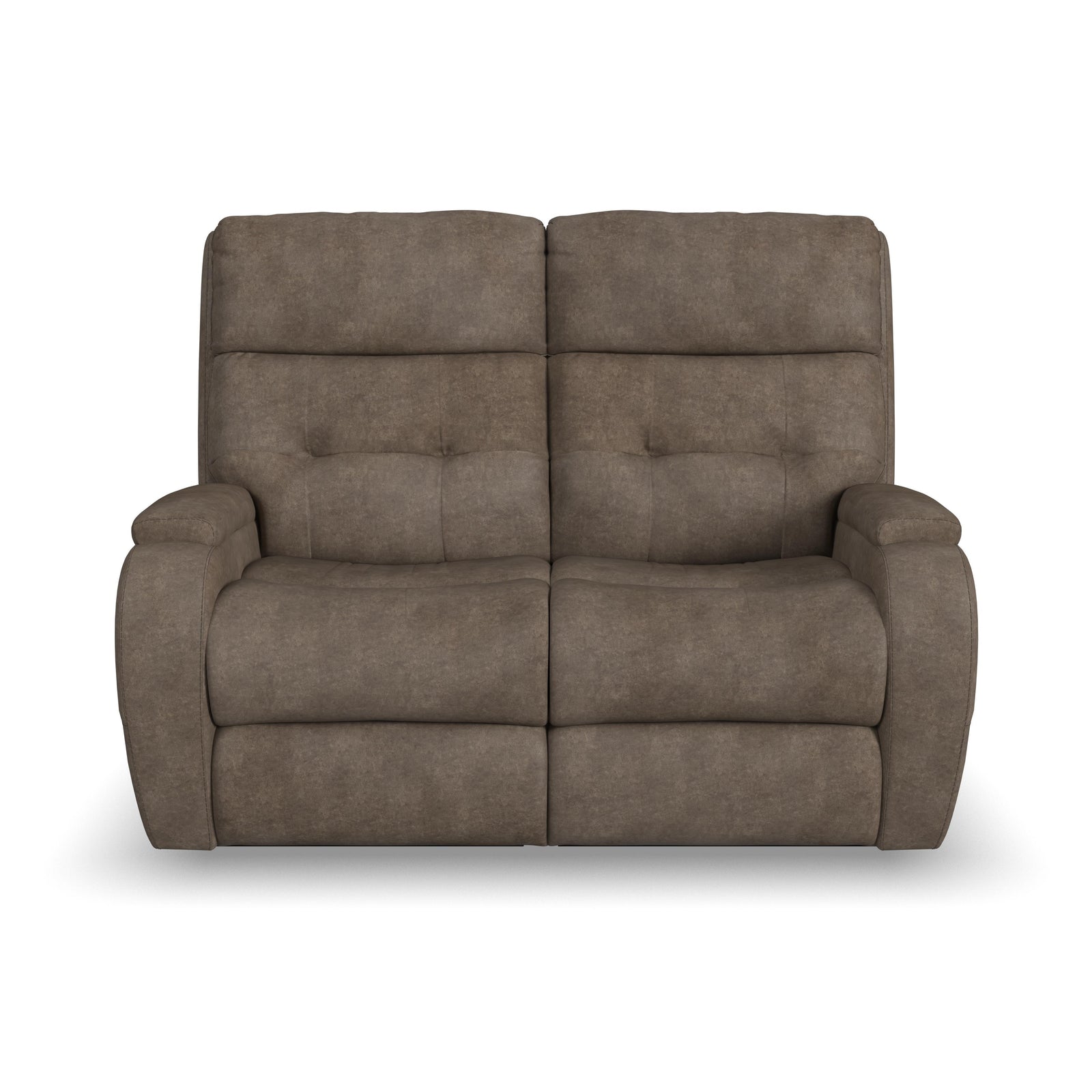 Strait  Power Reclining Loveseat With Power Headrests  Dark Brown