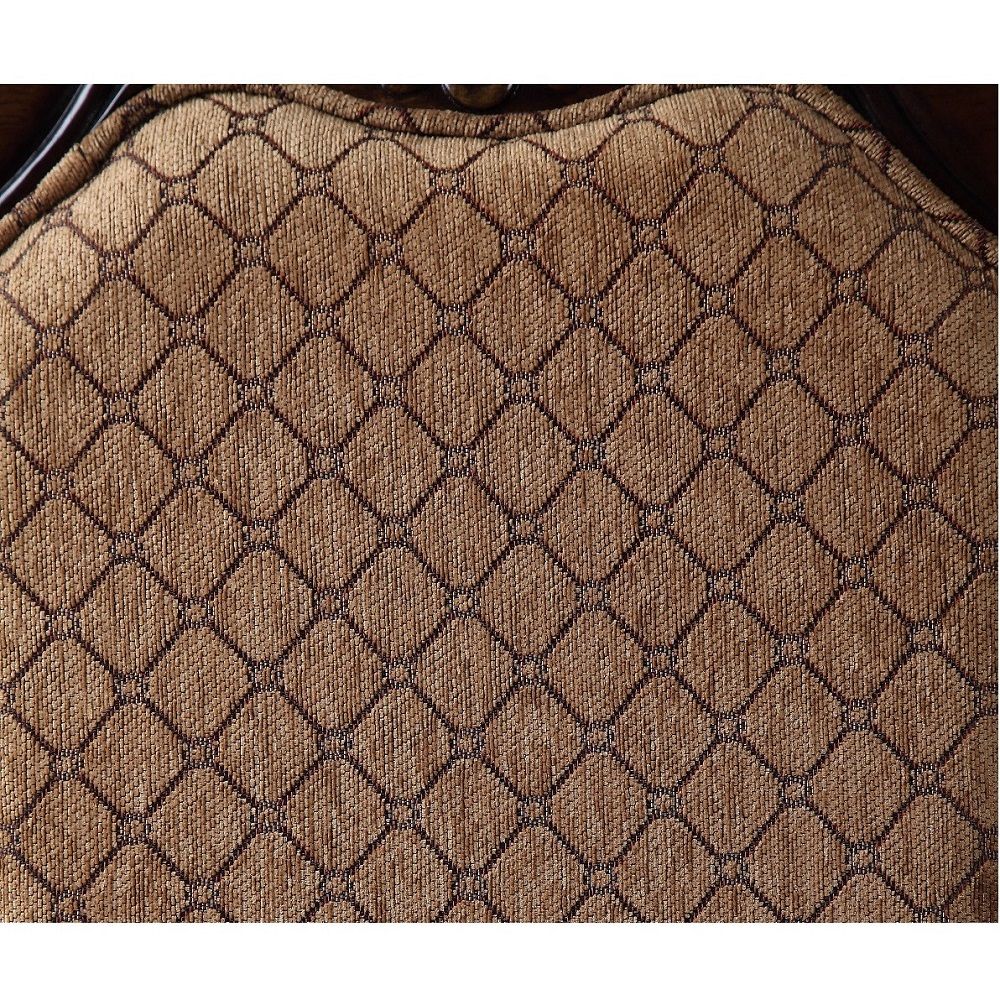 Chateau De Ville - Arm Chair Set of 2) - Fabric & Espresso