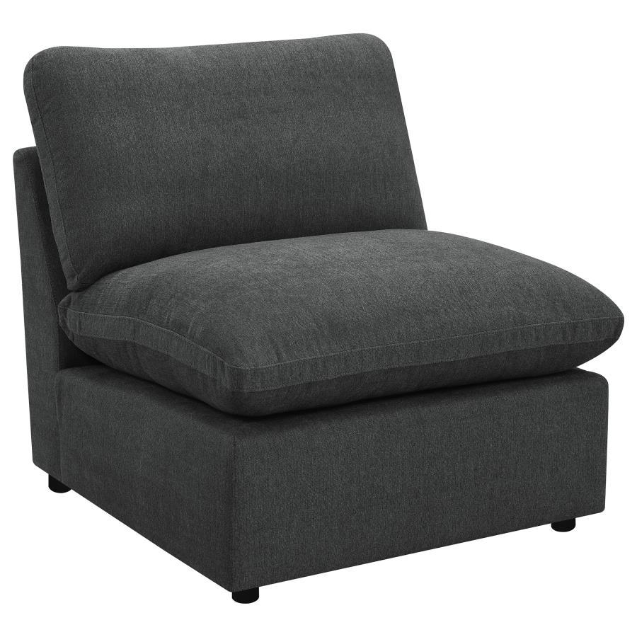Collins - Modular Power Sofa - Dark Gray