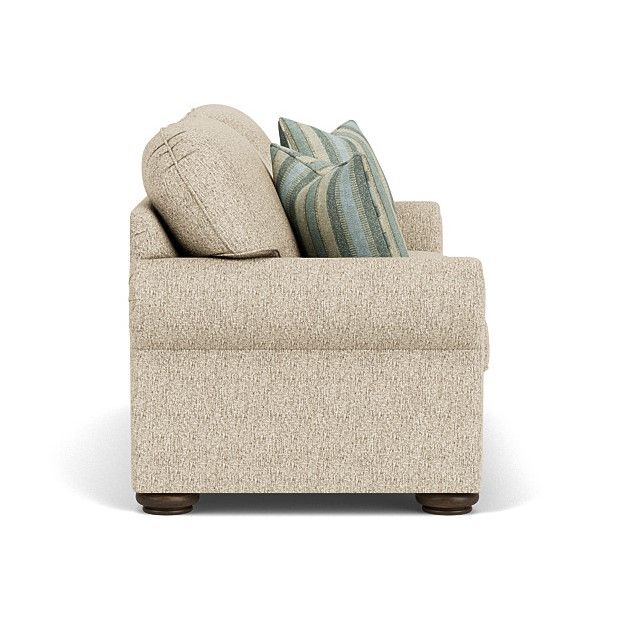 Flexsteel 5538-31 Preston  Fabric Sofa  Beige