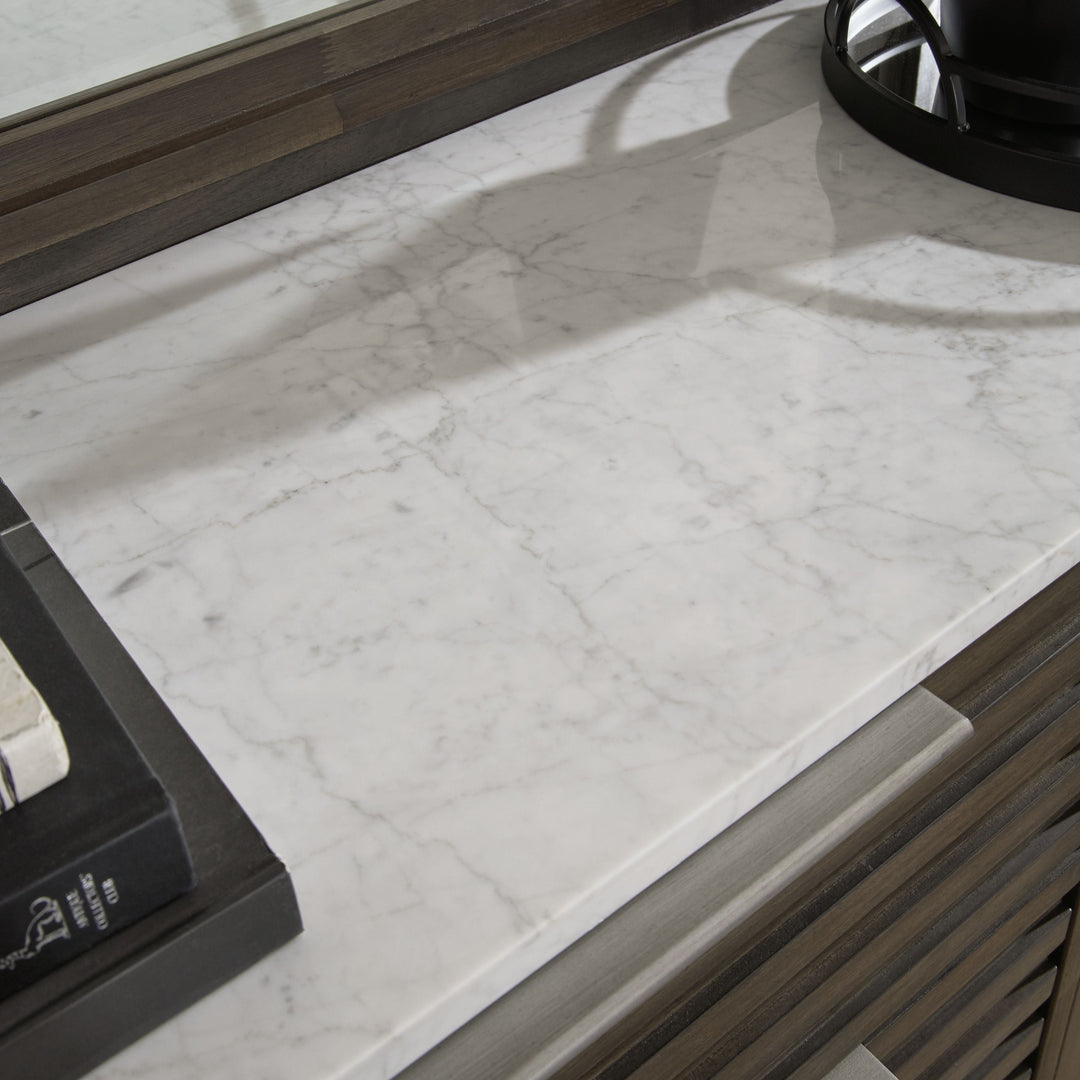 Arkenton - Dresser - Grayish Brown / White