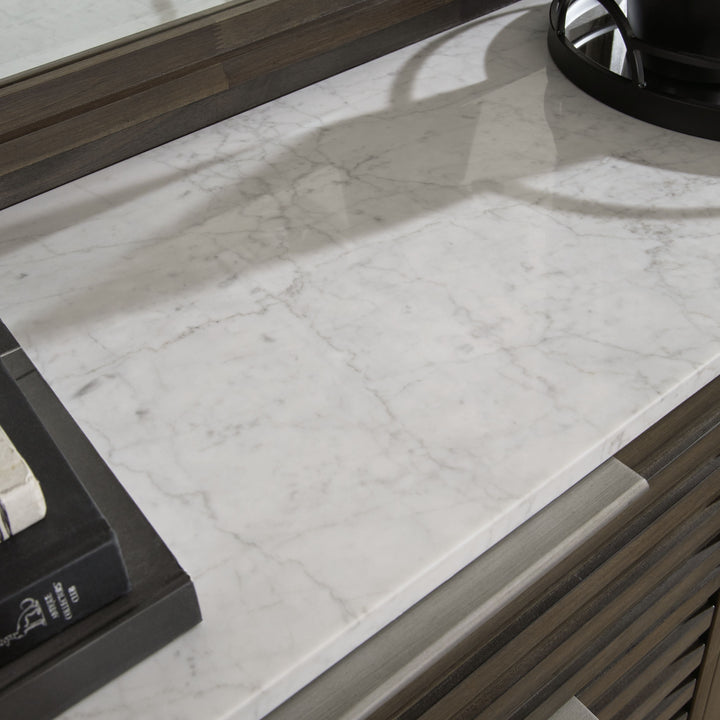 Arkenton - Dresser - Grayish Brown / White