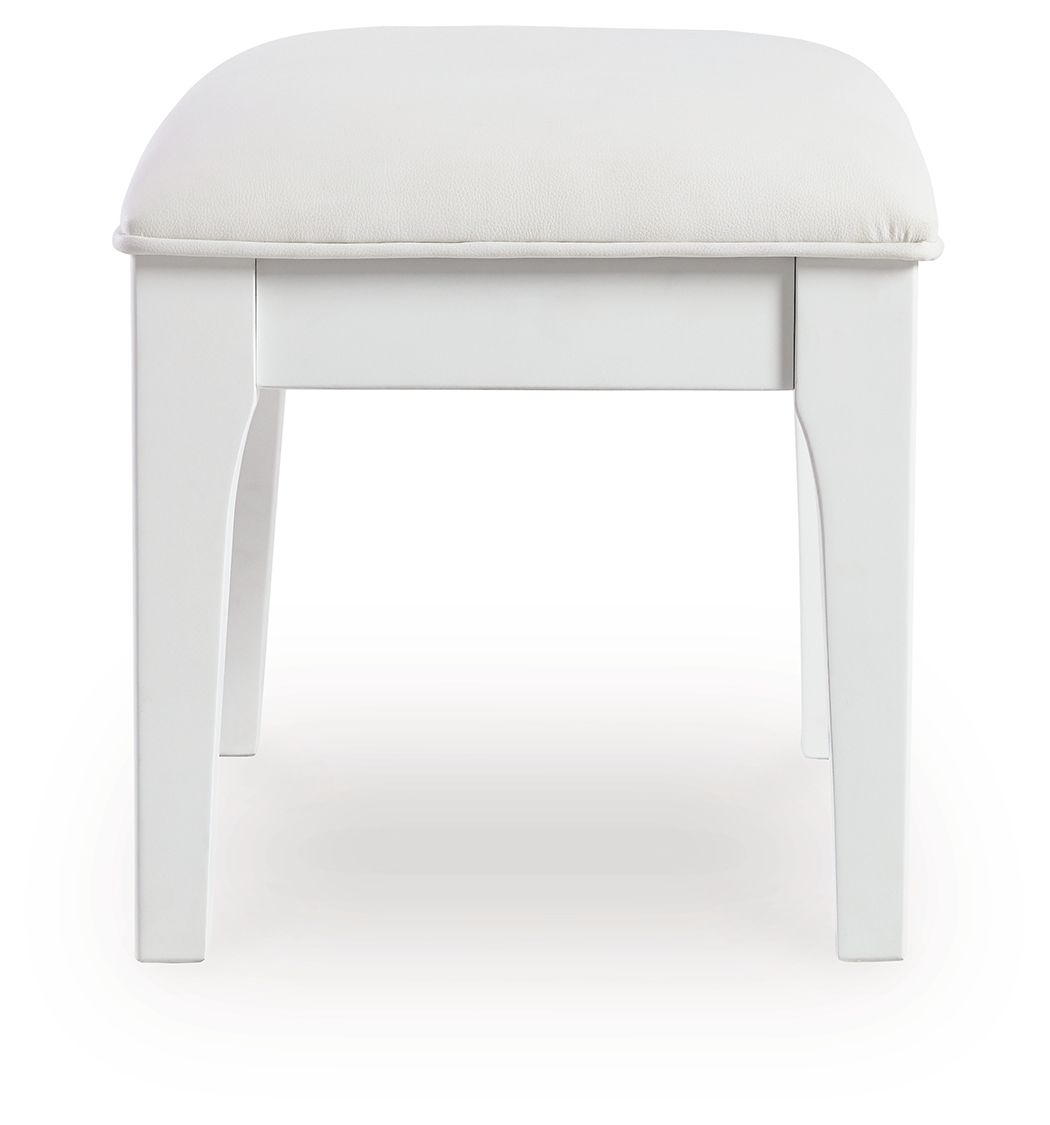 Chalanna - Vanity Stool - White