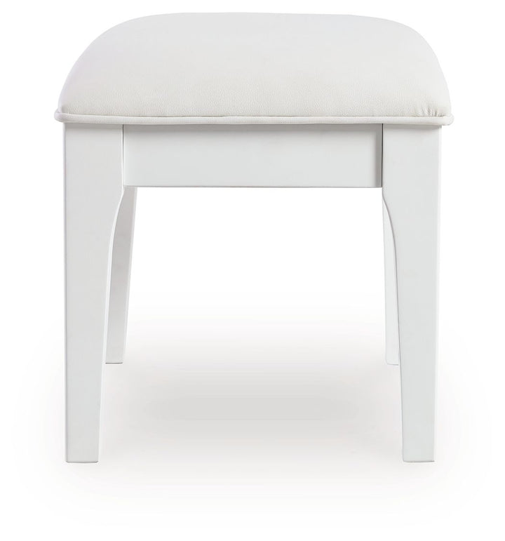 Chalanna - Vanity Stool - White