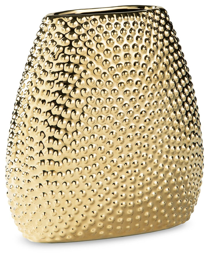 Efim - Vase - 8" - Gold Finish