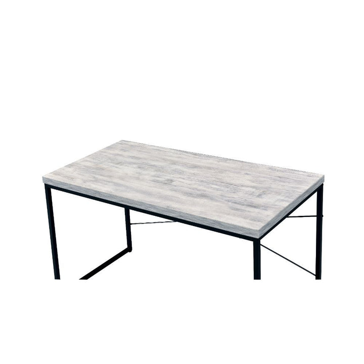 Jurgen - Writing Desk - Antique White & Black