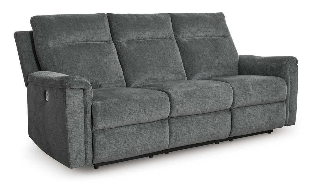 Barnsana - Power Reclining Sofa - Gravel
