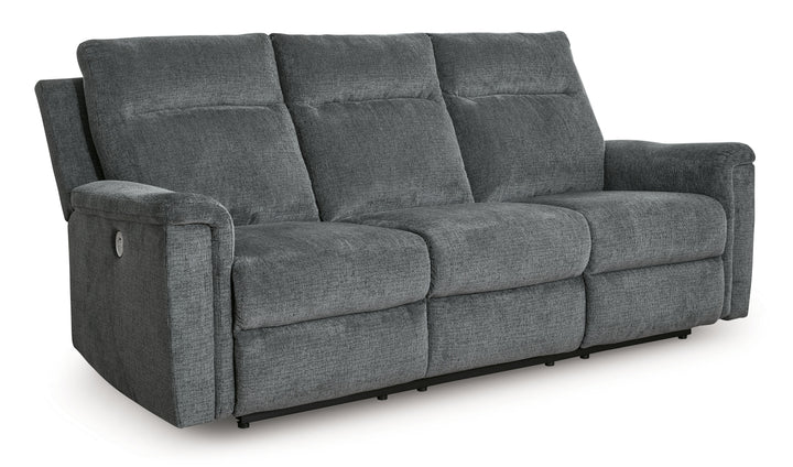Barnsana - Power Reclining Sofa - Gravel