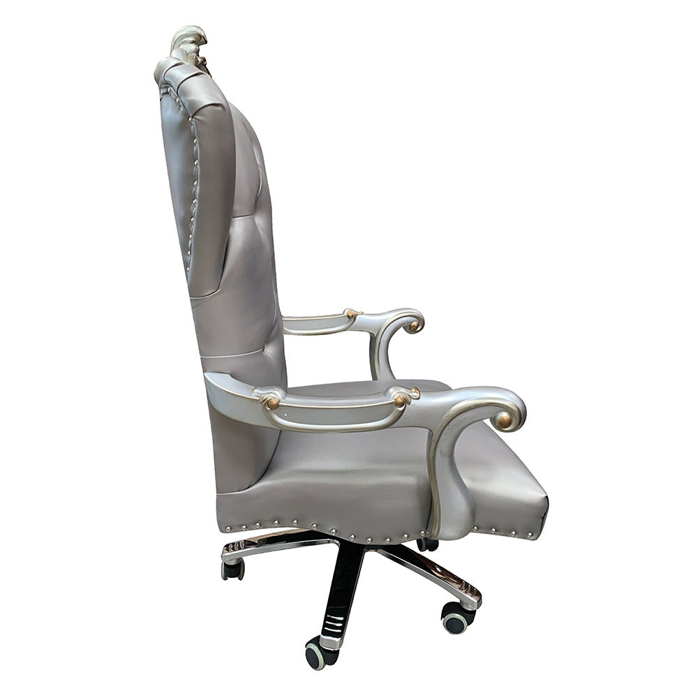 versailles-executive-office-chair-silver-synthetic-leather-antique-platinum