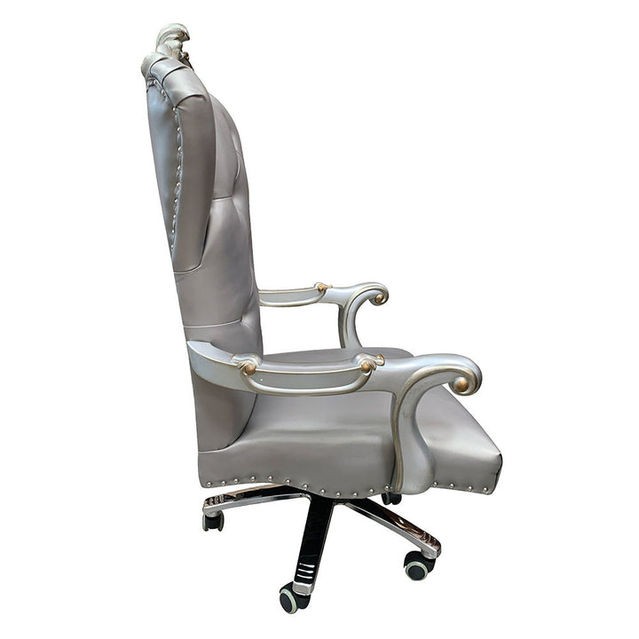 versailles-executive-office-chair-silver-synthetic-leather-antique-platinum