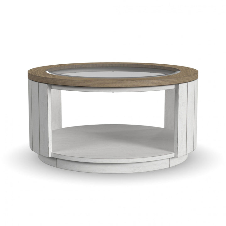 flexsteel-w1072-0341-melody-round-coffee-table-with-casters-white