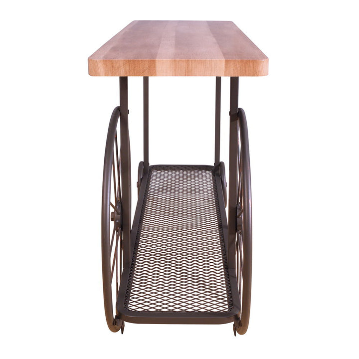 Francie - Sofa Table - Oak & Antique Gray