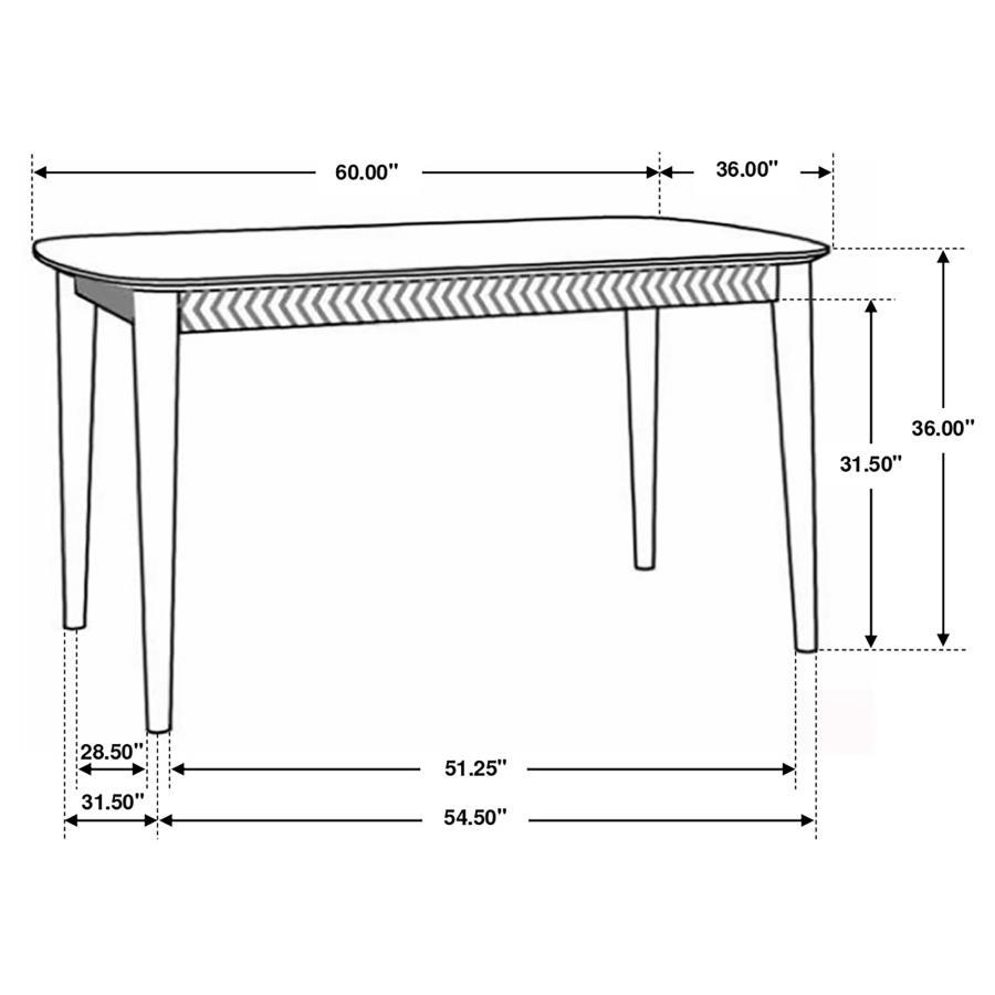 Partridge - 5 Piece Counter Dining Set - Sheesham And Camel
