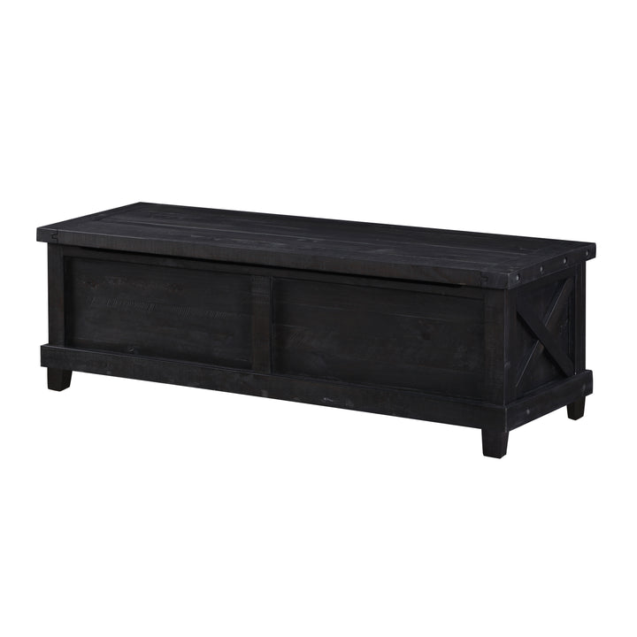 Modus Furniture 7Yc993 Yosemite Solid Wood Blanket Box In Cafe