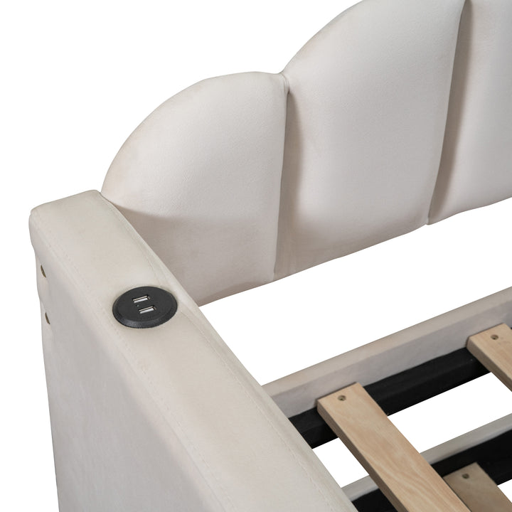 twin-size-velvet-upholstered-daybed-with-trundle-usb-charging-ports-beige-or-pink