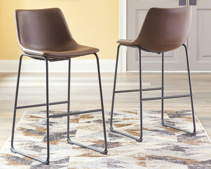 Centiar - Tall UPH Barstool (Set of 2) - Brown