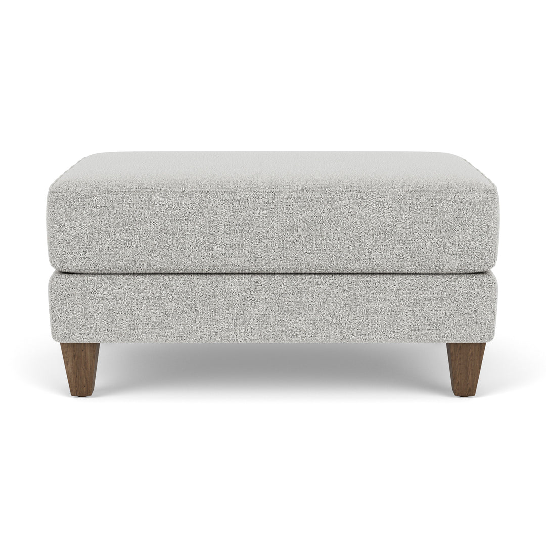 Westside  Fabric Cocktail Ottoman  Light Gray