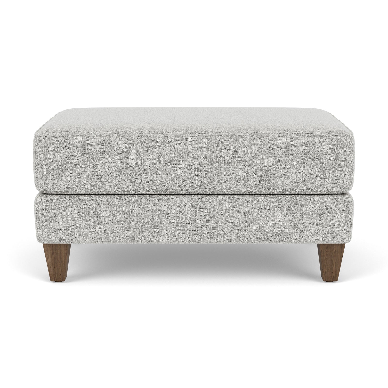 Westside  Fabric Cocktail Ottoman  Light Gray