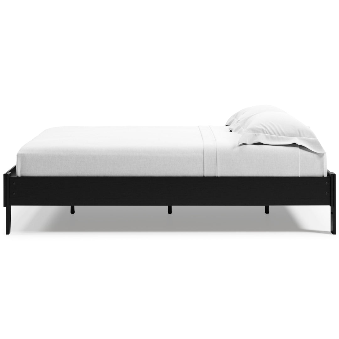 Finch - Queen Platform Bed - Black