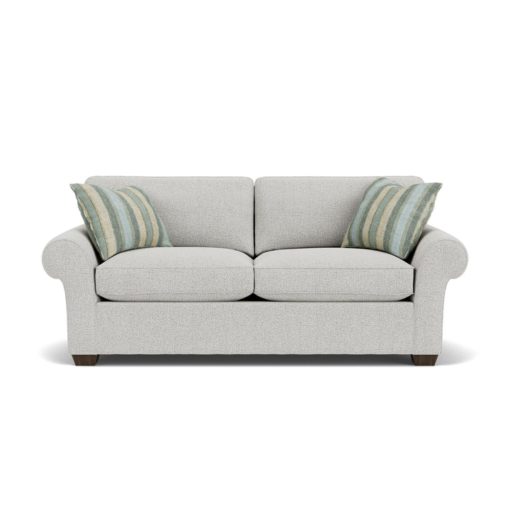 Flexsteel 7305-30 Vail  TwoCushion Sofa  White