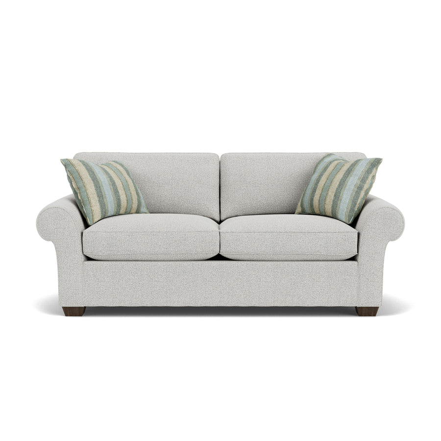 Flexsteel 7305-30 Vail  TwoCushion Sofa  White
