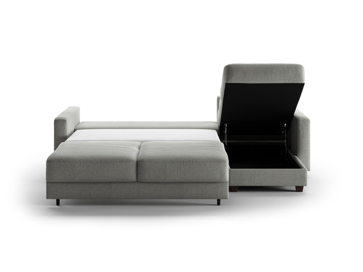 Luonto Hampton studio - Hampton Queen-Loveseat-Chaise Rodeo-104 104-6 Walnut Openn Front