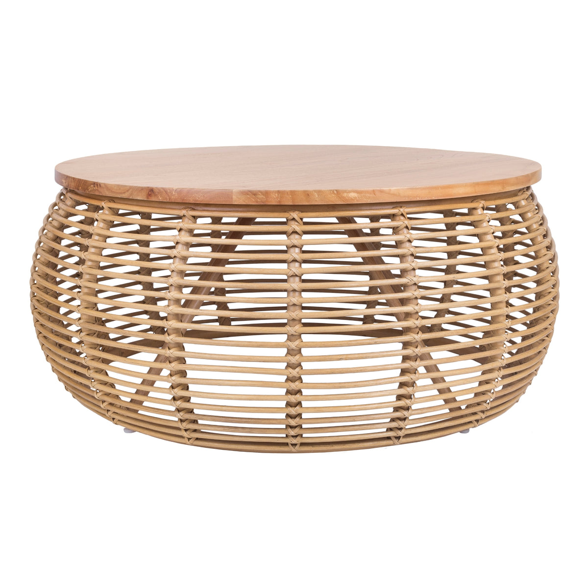 Iris Rattan Coffee Table - Honey