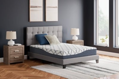 10 Inch Chime Elite 2.0 King Mattress - White Memory Foam Mattress modern furniture Contempo Furniture
