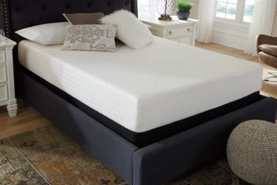 10 Inch Chime Memory Foam Full Mattress in a Box - White Memory Foam Mattress modern furniture Contempo Furniture