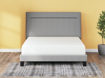 10 Inch Chime Memory Foam Queen Mattress in a Box - White Memory Foam Mattress modern furniture Contempo Furniture