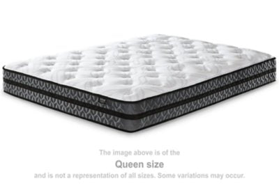 10 Inch Pocketed Hybrid King Mattress - White Hybrid Mattress modern furniture Contempo Furniture