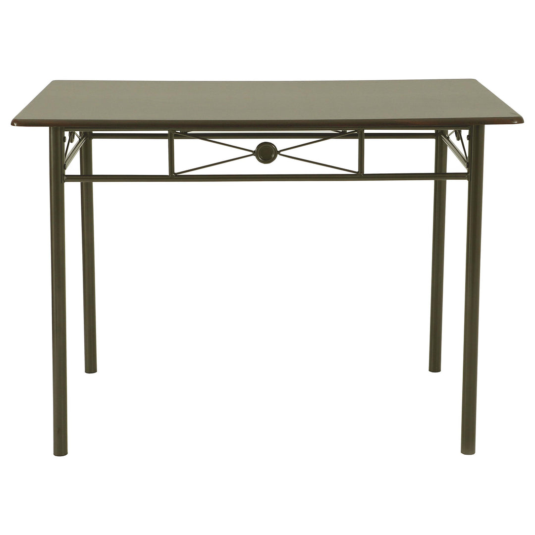 coaster-furniture-100033-anna-5-piece-rectangular-dining-table-set-dark-bronze