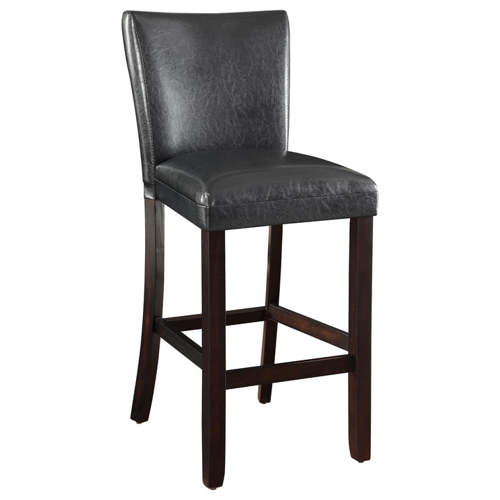 Coaster Furniture 100056 Alberton Leatherette Upholstered Bar Chair Black