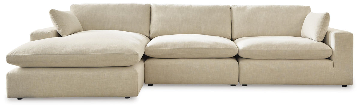 Elyza 3-Piece Sectional with Chaise - Linen (1)