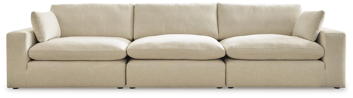 Elyza 3-Piece Sectional Sofa - Linen (1)