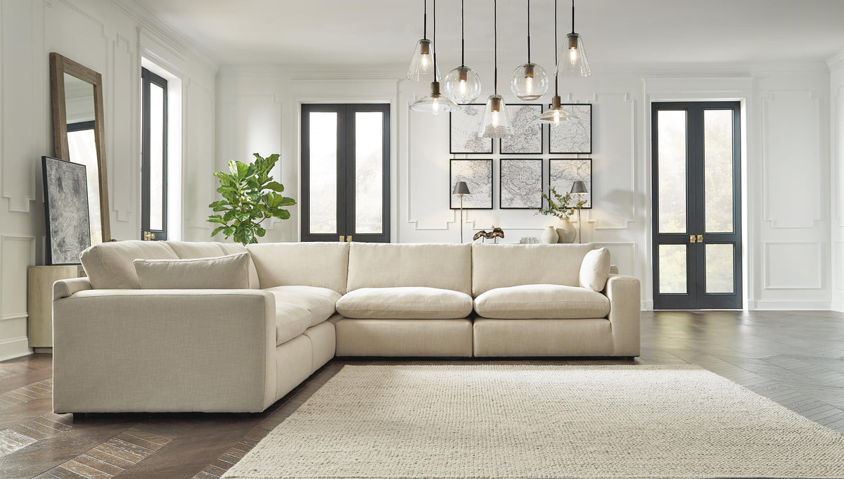 Elyza 5-Piece Sectional - Linen (2)