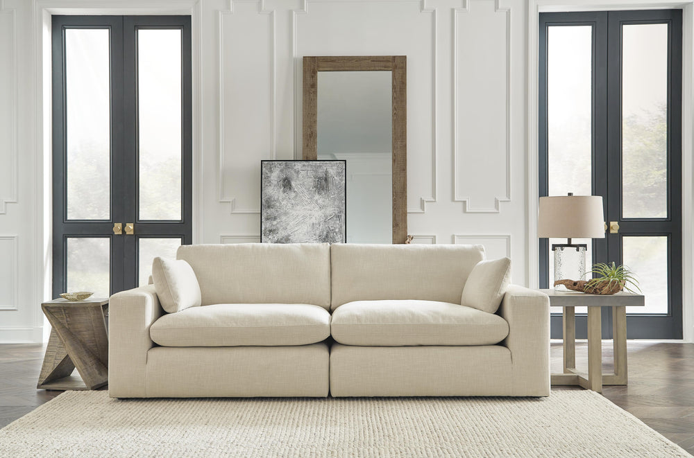 Elyza 2-Piece Sectional Loveseat - Linen (2)