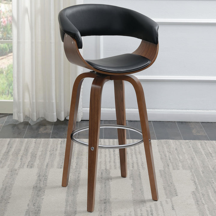 coaster-furniture-100205-zion-upholstered-swivel-bar-stool-walnut-and-black