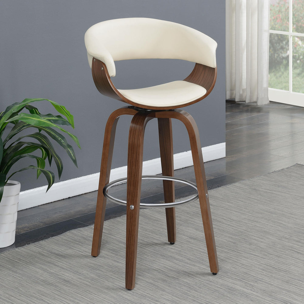 coaster-furniture-100206-zion-upholstered-swivel-bar-stool-walnut-and-ecru