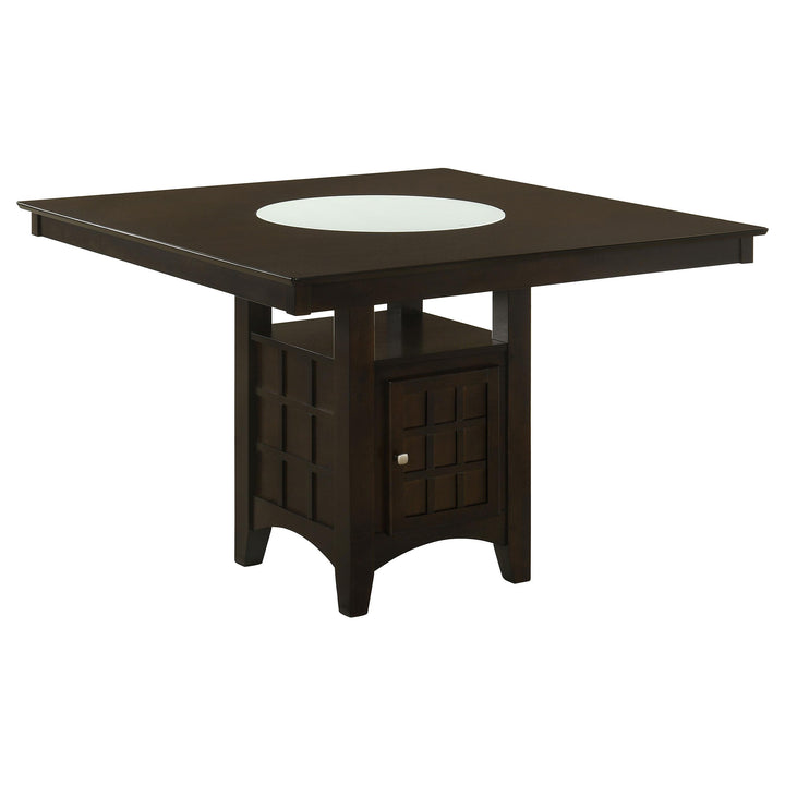 Coaster Furniture 100438 Gabriel 52-inch Counter Height Dining Table Cappuccino