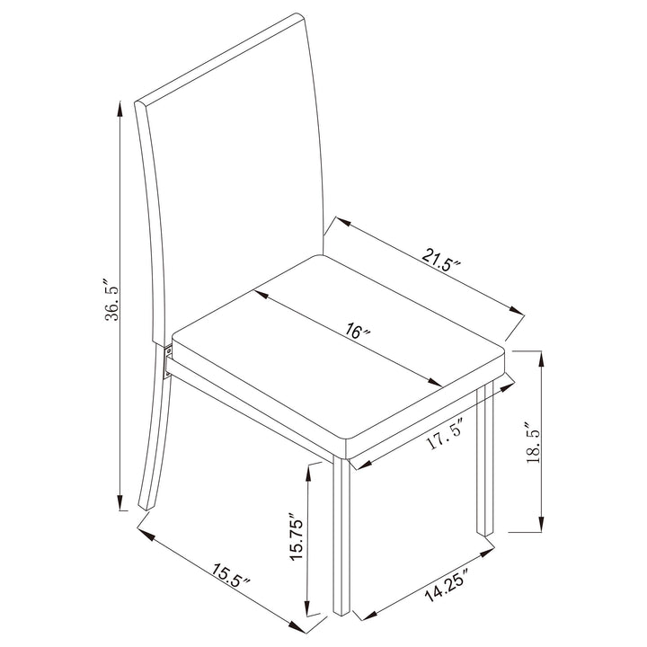 Coaster Furniture 224731KE-S5 Lucia 5-piece Eastern King Bedroom Set Beige and White