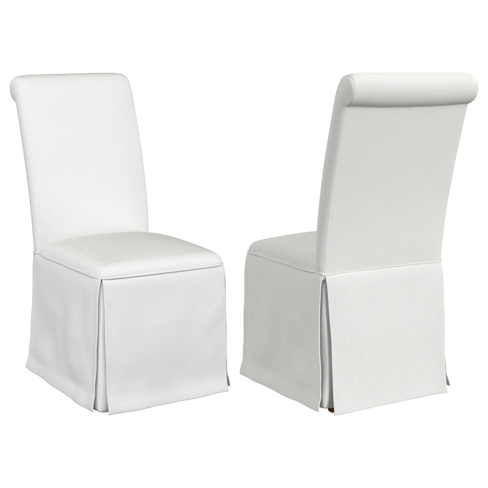 coaster-furniture-100748-shawna-upholstered-skirted-side-chair-white