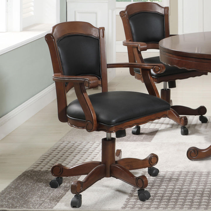 coaster-furniture-100872-turk-upholstered-swivel-dining-and-game-chair-tobacco