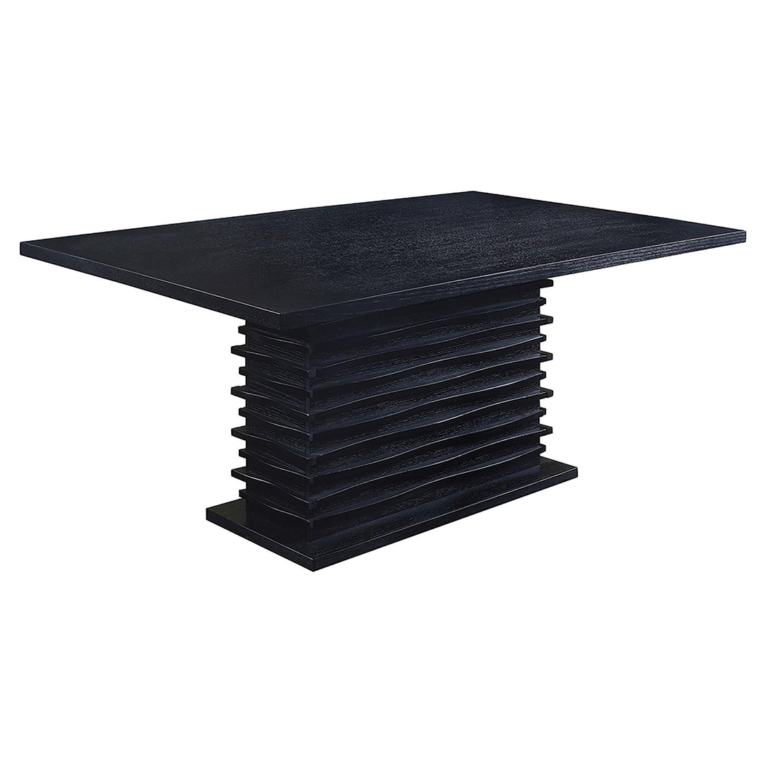 Coaster Furniture 102061 Stanton Rectangular 66-inch Dining Table Black